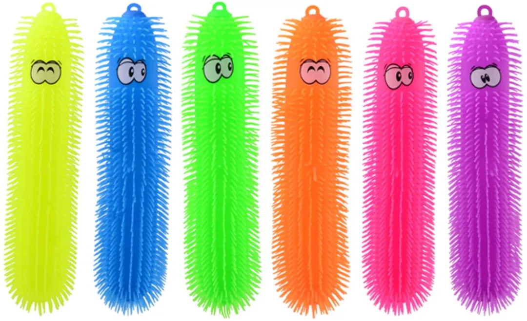 Johntoy Fluffy Worm Fidget Speelgoed 50cm