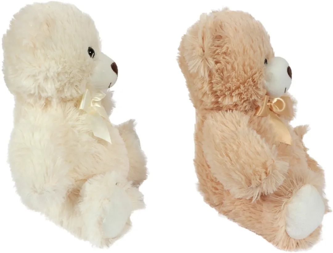 PIA Soft Toys Pluche Beren Knuffels - 25cm - Bruin/Beige