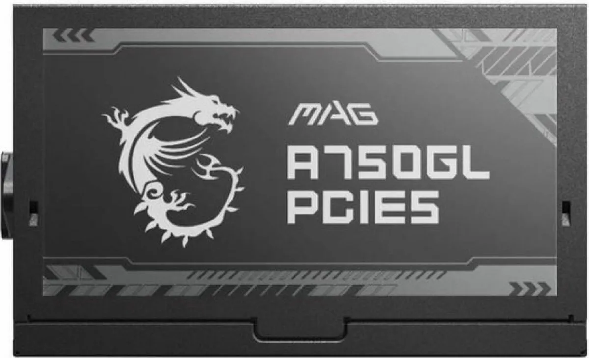 MSI MAG A750GL PCIE5 Voeding 750W - Modulair - Zwart