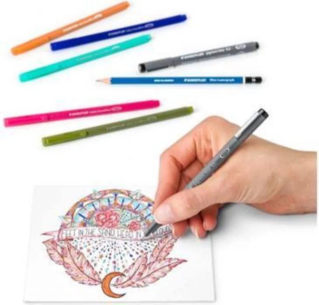 STAEDTLER Boho Style Tekenset - 10-delig - Multicolor - afbeelding 4 van 5