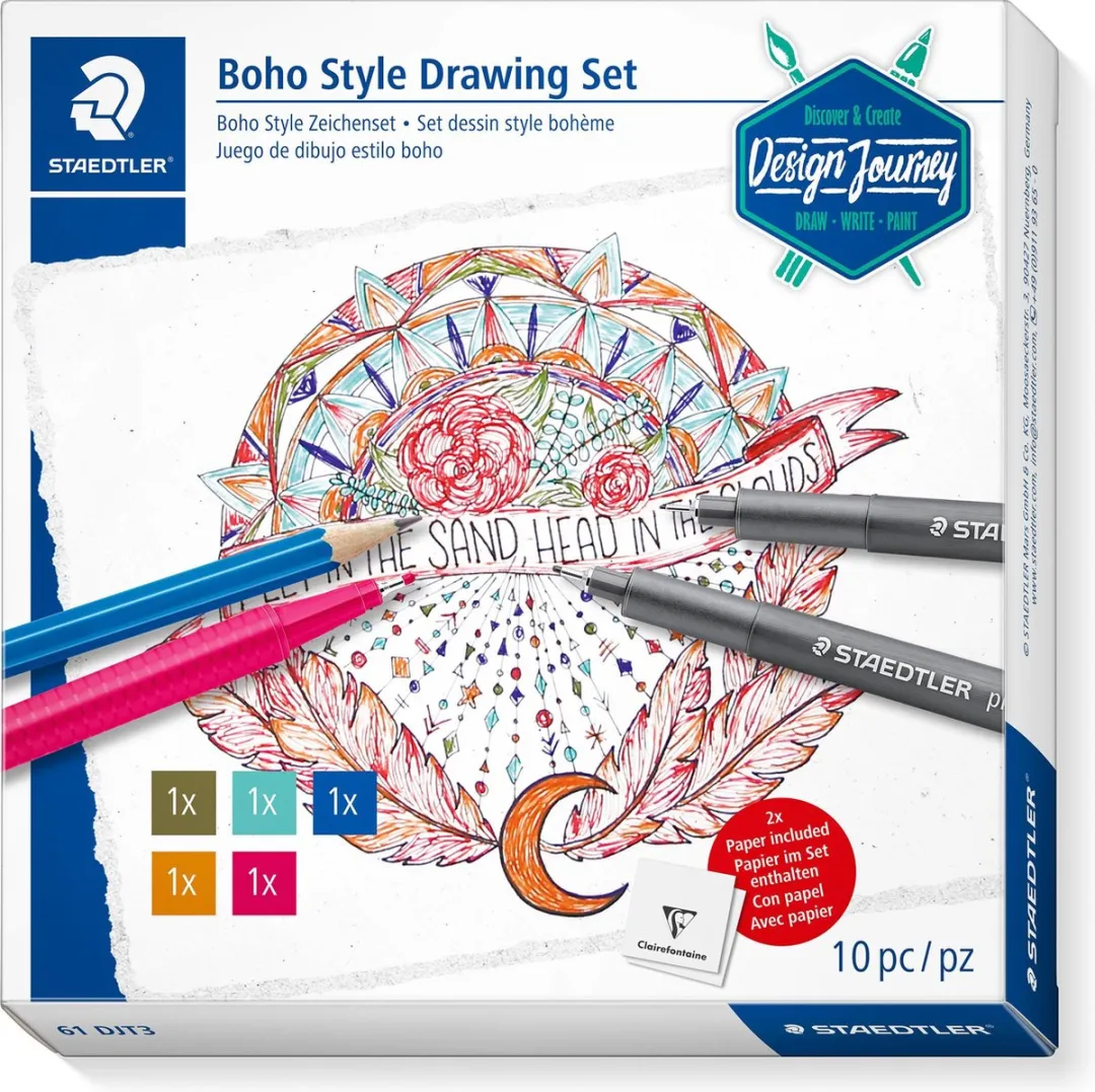 STAEDTLER Boho Style Tekenset