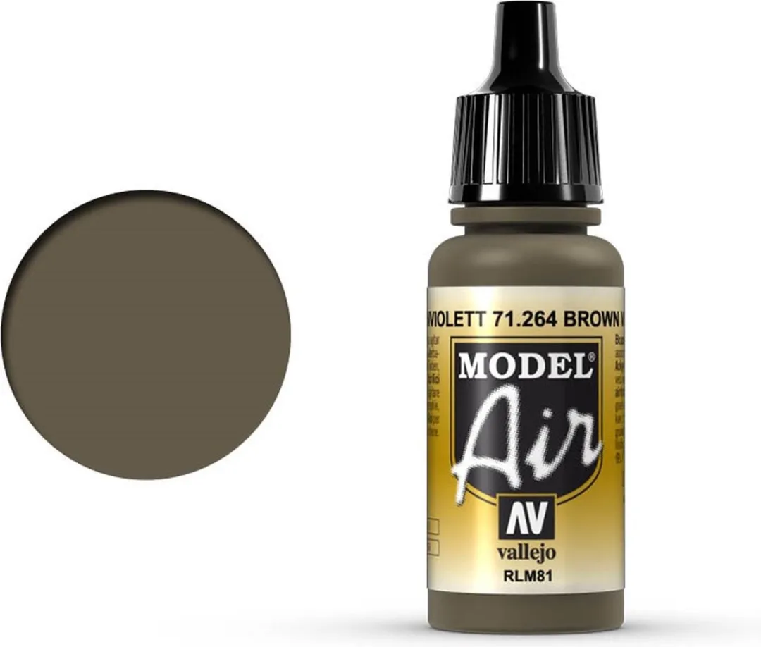 Vallejo Model Air Brown Violet RLM81 Acrylverf 17ml