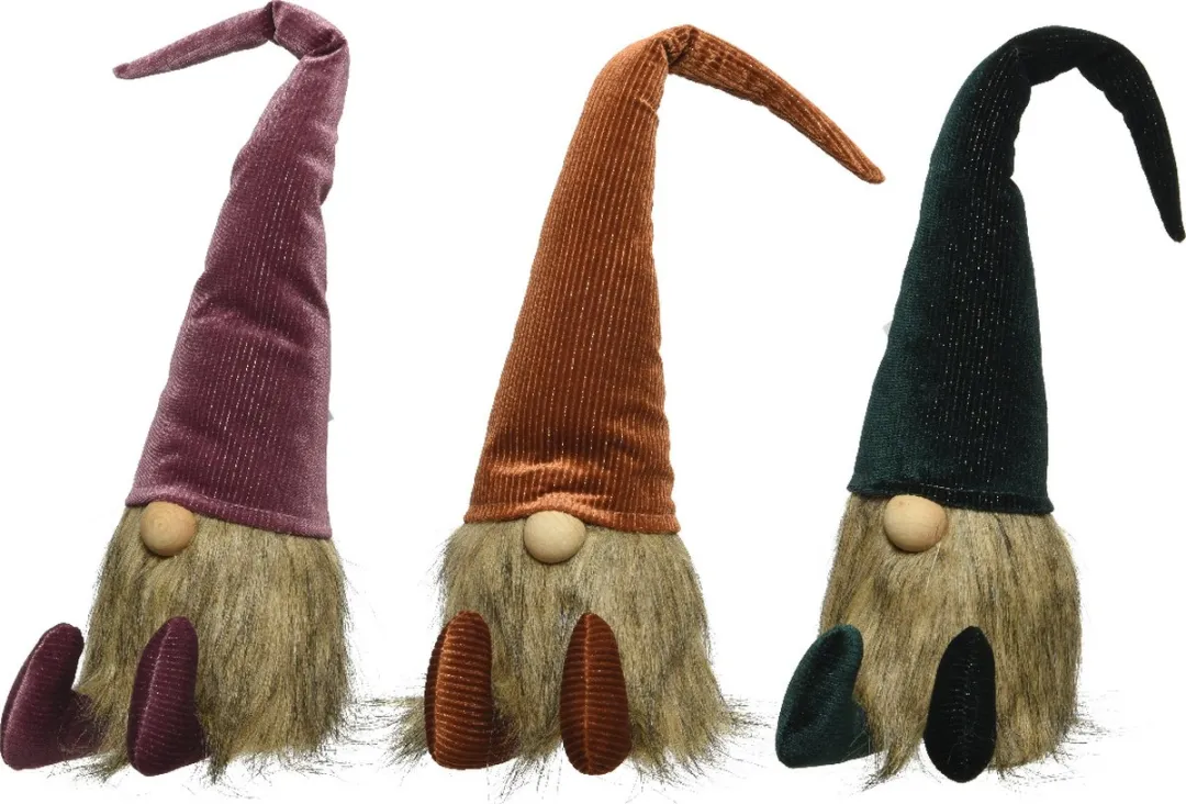 Kaemingk Kerstkabouter - 27cm - Paars