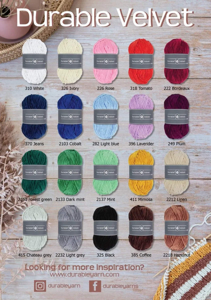 Durable Velvet 2212 Linnen Chenille Garen