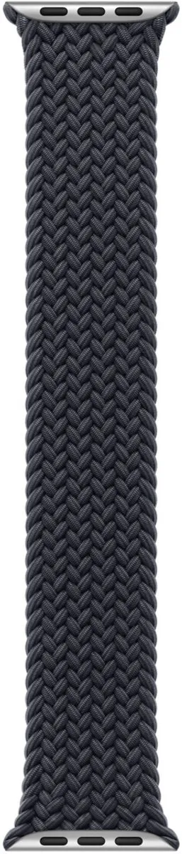 Apple Gevlochten solobandje voor de Apple Watch | 44/45/46/49 mm - Maat 5 - Midnight