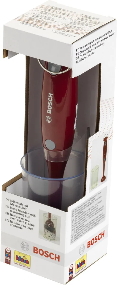 Klein Toys Bosch Speelgoedkeukenmachine - Staafmixer Rood