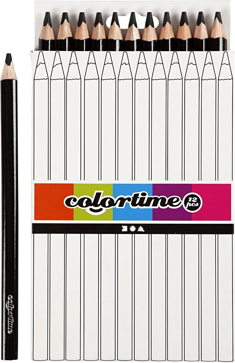 Colortime Jumbo Kleurpotloden 12 Stuks