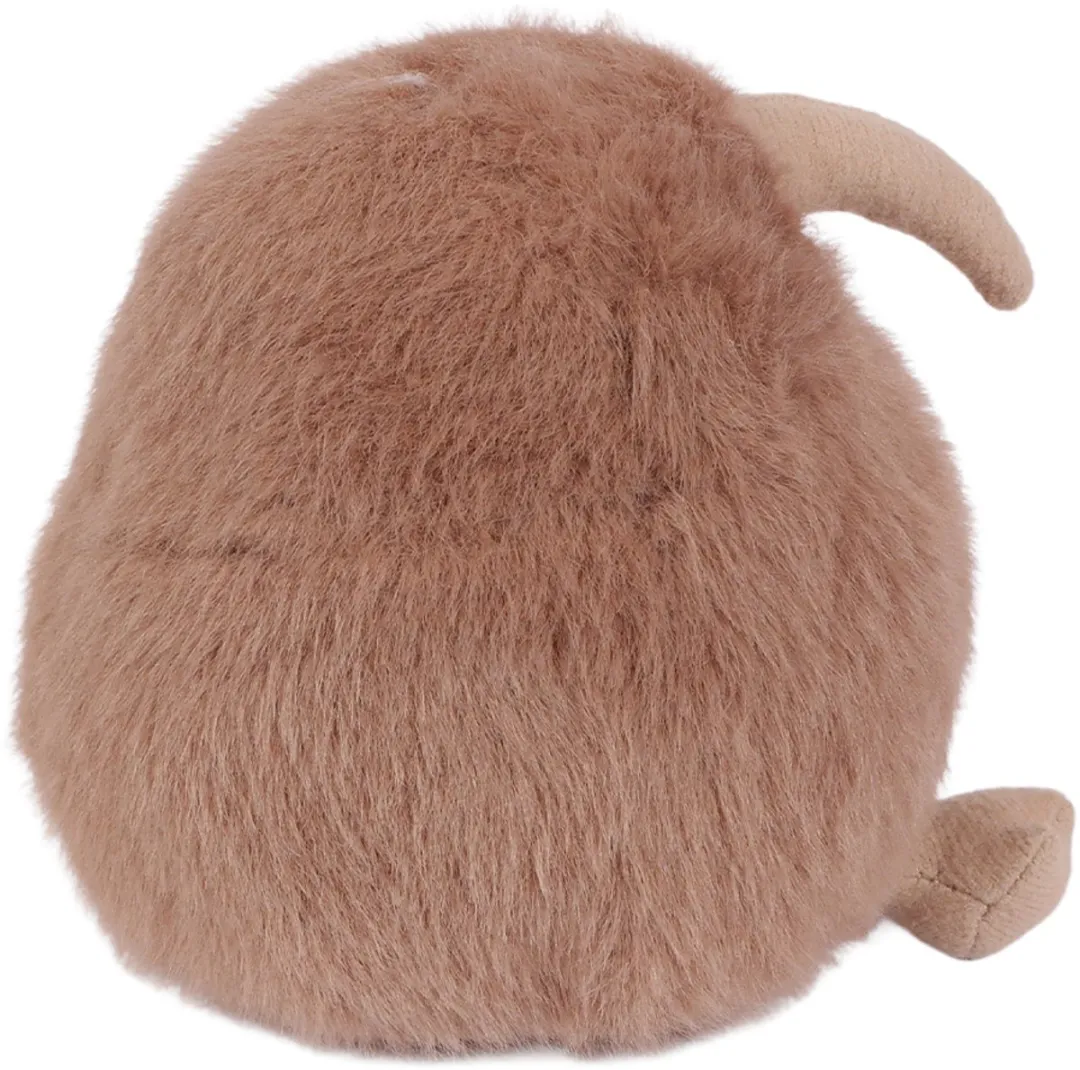 PIA Soft Toys Pluche Kiwi 11,5 cm - Bruin