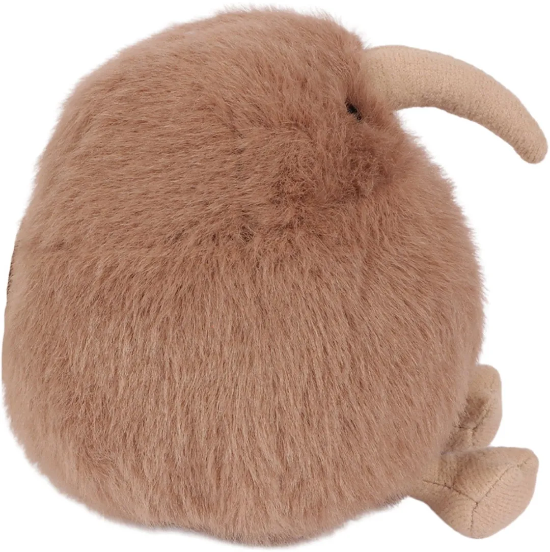 PIA Soft Toys Pluche Kiwi 11,5 cm - Bruin
