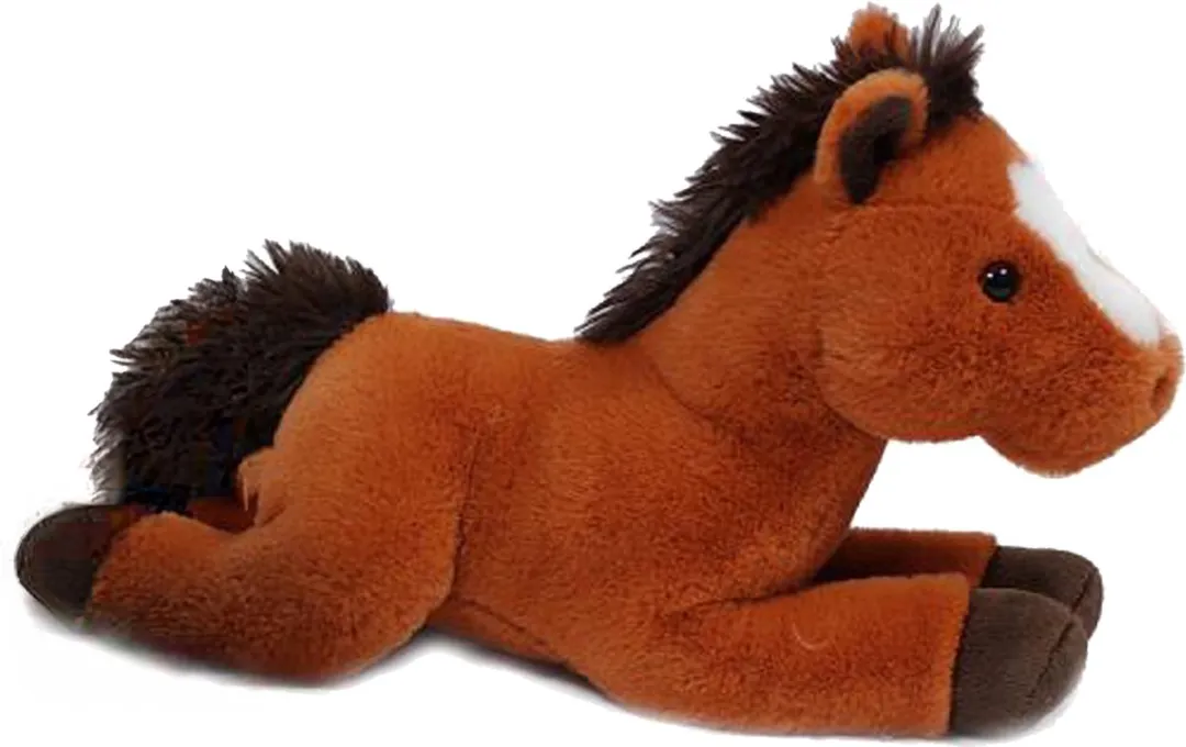 PIA Soft Toys Knuffelpaard Lichtbruin 35cm