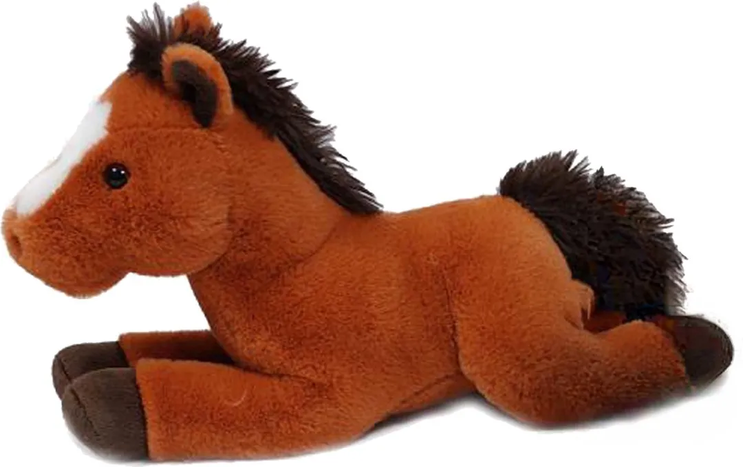 PIA Soft Toys Knuffelpaard Lichtbruin 35cm