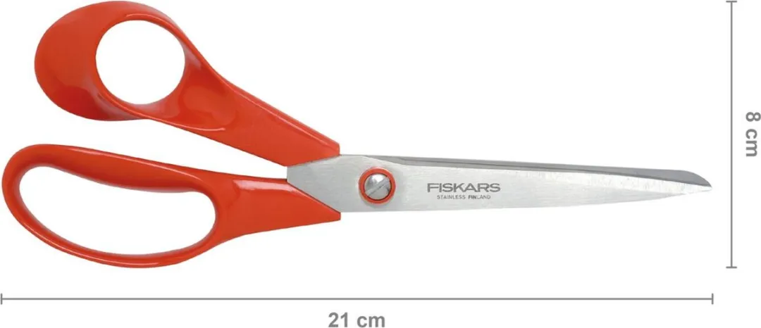 Fiskars Linkshandige Schaar - Classic Papierschaar - 21 cm - Vaatwasserbestendig