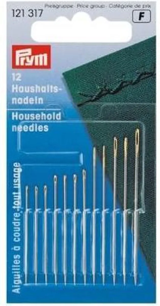 Prym Huishoudnaalden - 12 Stuks - Zilver