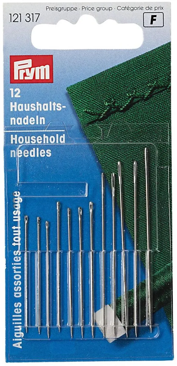 Prym Huishoudnaalden - 12 Stuks - Zilver
