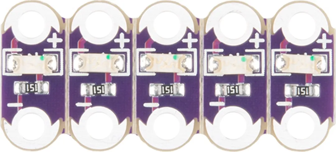 Sparkfun LilyPad LED Meerkleurig - 5 Stuks