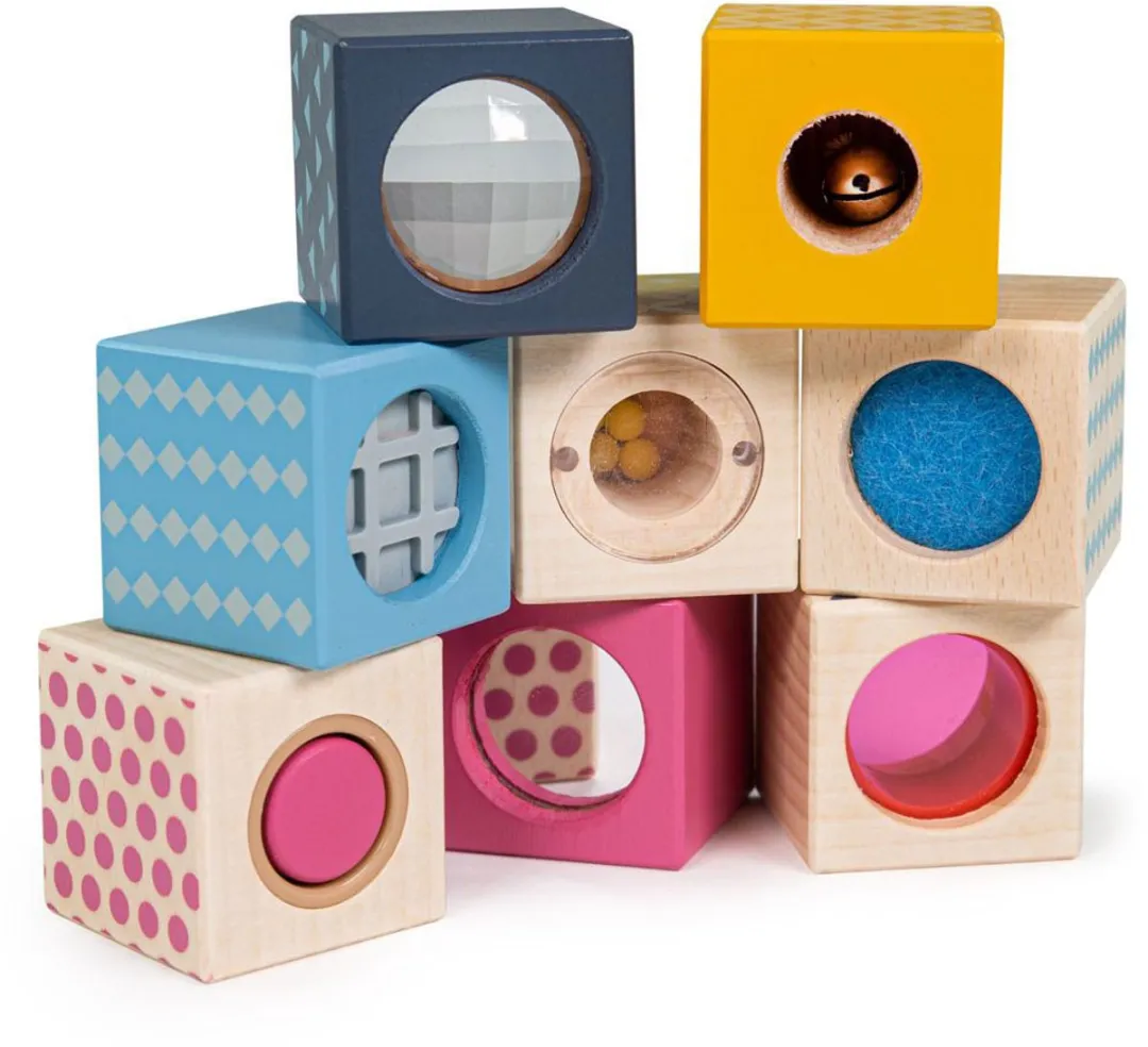 BIGJIGS Sensory Blokken 2999813 - Multicolor