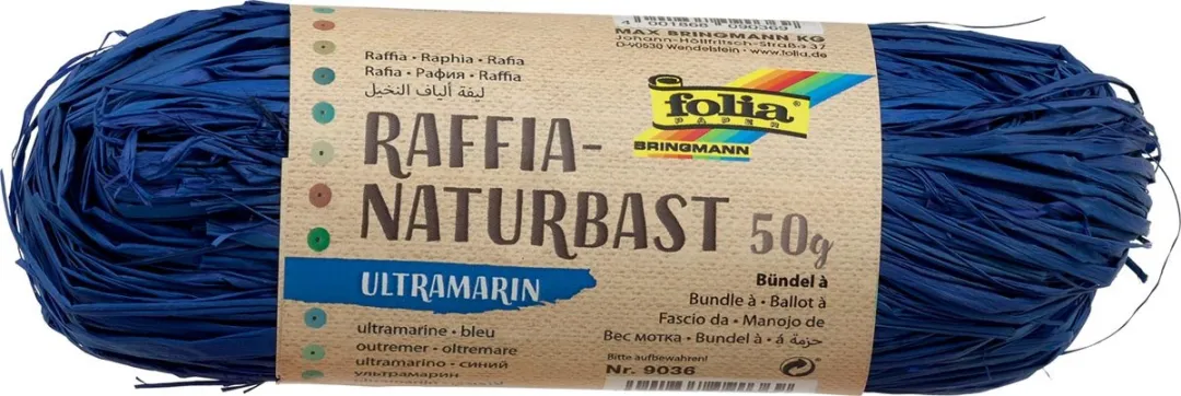 Folia Raffia Ultramarijn