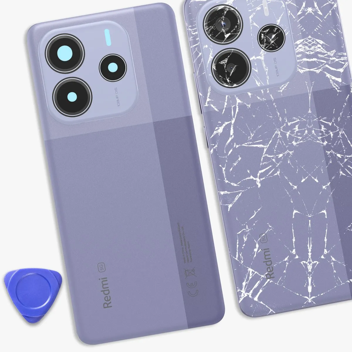 Xiaomi Vervangende Batterijklep Redmi Note 14 5G - Paars