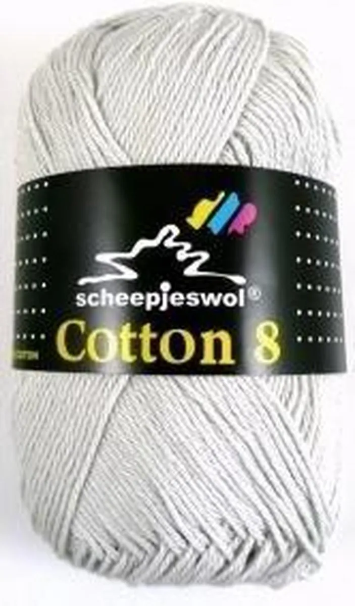 Scheepjes Cotton 8 Licht grijs