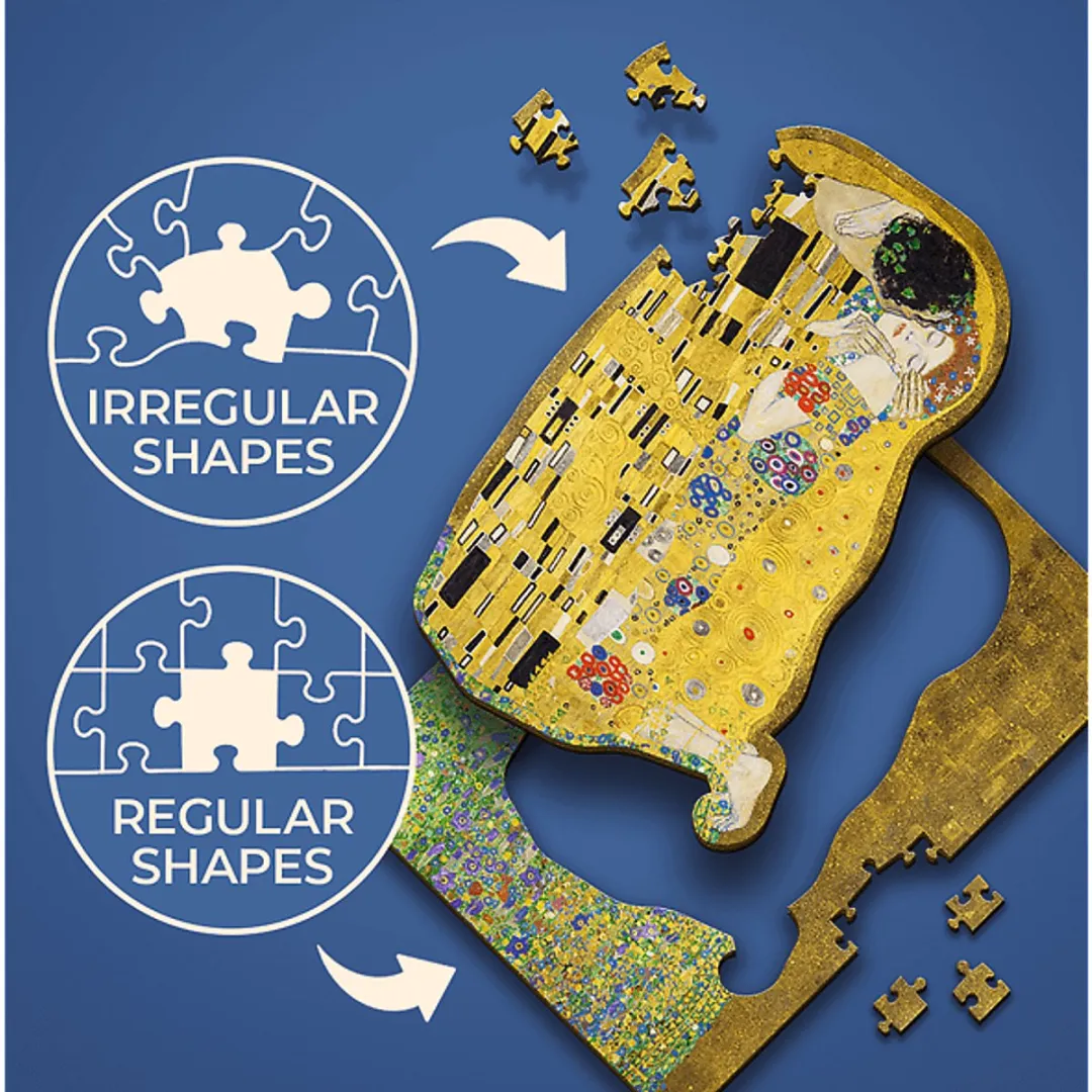 Trefl Houten Legpuzzel The Kiss Gustav Klimt - 200 Stuks - FSC Mix 70% - Multicolor