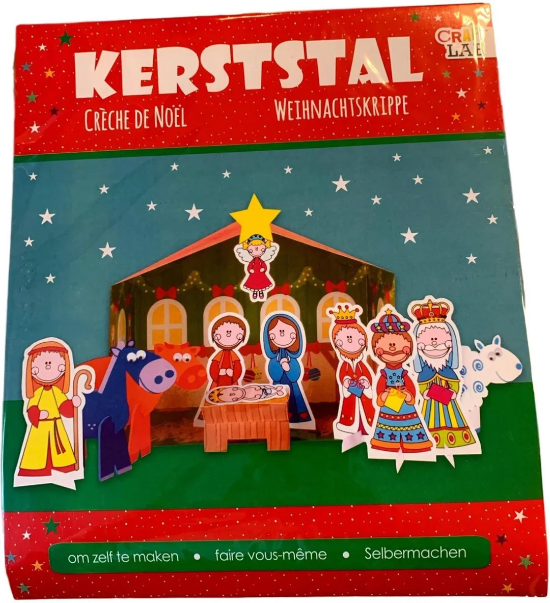 Amsterdam Toys Kerststal Bouwset