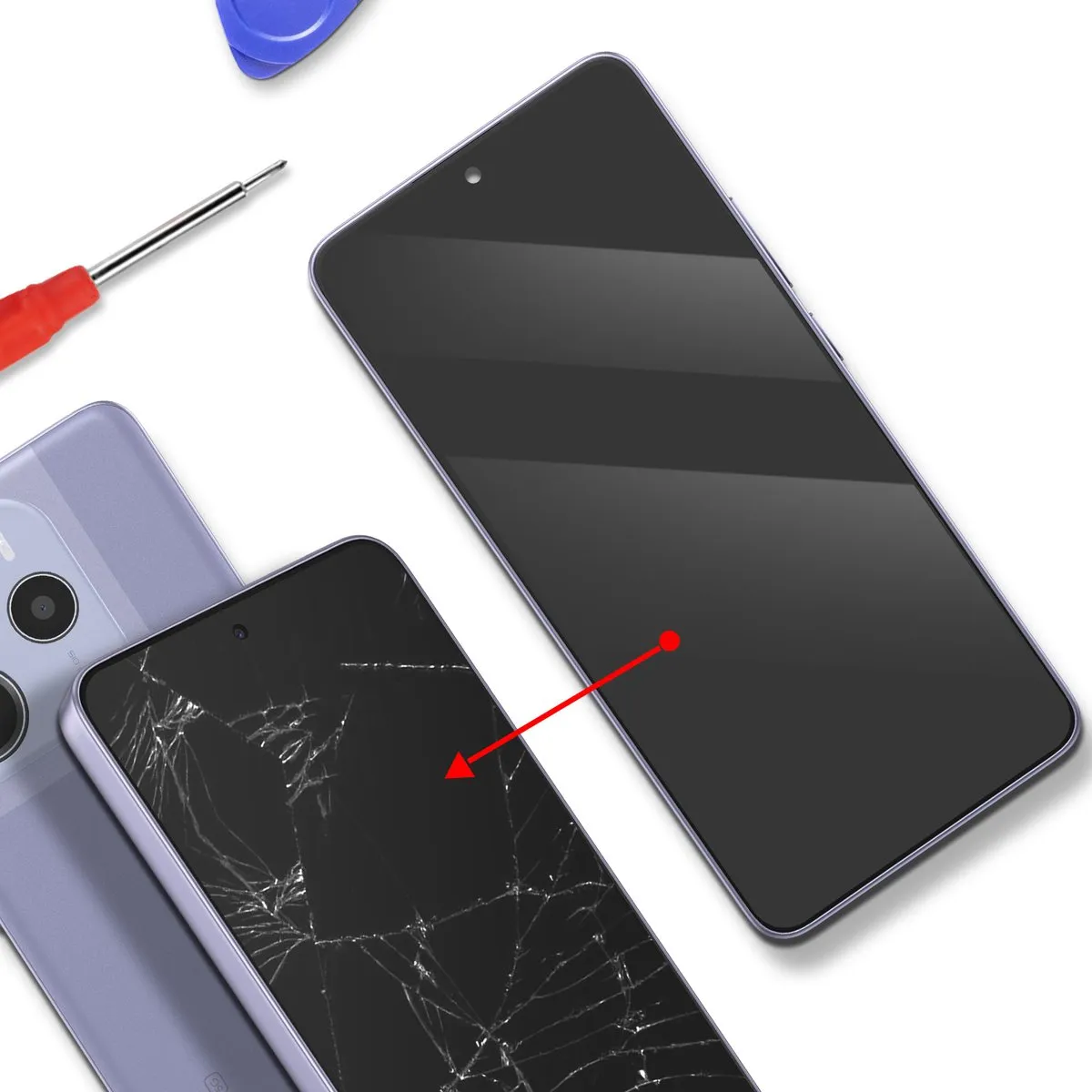 Xiaomi Redmi Note 14 5G AMOLED Scherm - Paars - afbeelding 2 van 2