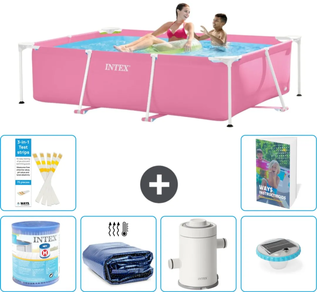 Intex Frame Zwembad 220x150x60cm Roze