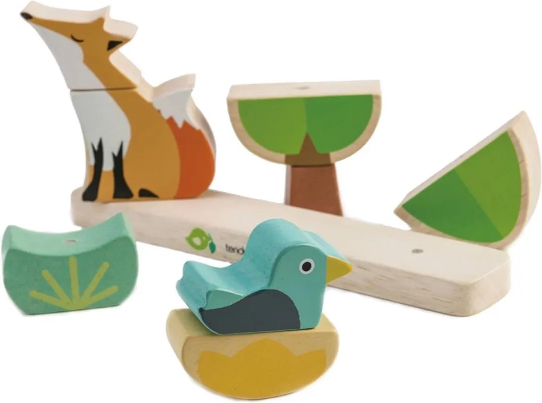 Tender Leaf Toys Magneetpuzzel Vos Hout Junior 23 Cm 9-delig