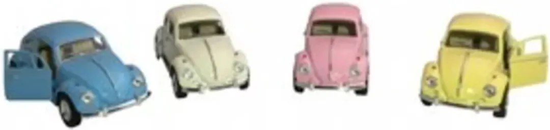 Toys Amsterdam VW Beetle 1967 Klassieke Auto - Pastel - Pull-back Motor