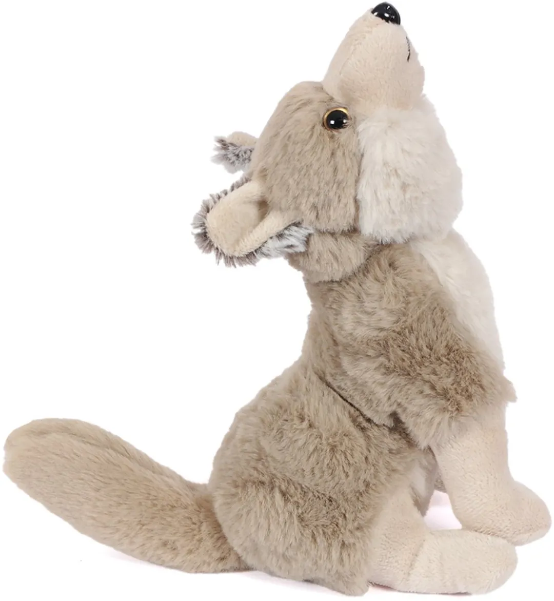 PIA Soft Toys Wolf Pluche Knuffel - 20 cm - Taupe/Beige