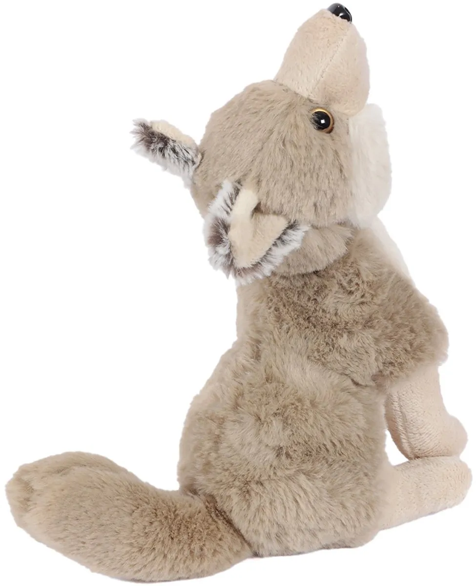 PIA Soft Toys Wolf Pluche Knuffel - 20 cm - Taupe/Beige