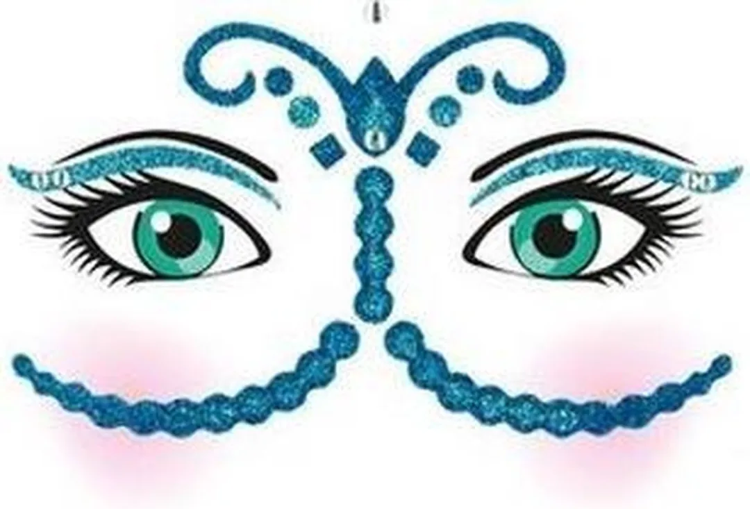Herma Face Art Sticker Bollywood