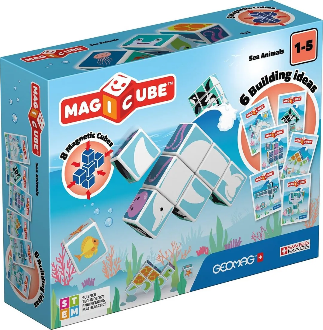 Geomag Magicube Jungle Animals 14-delig