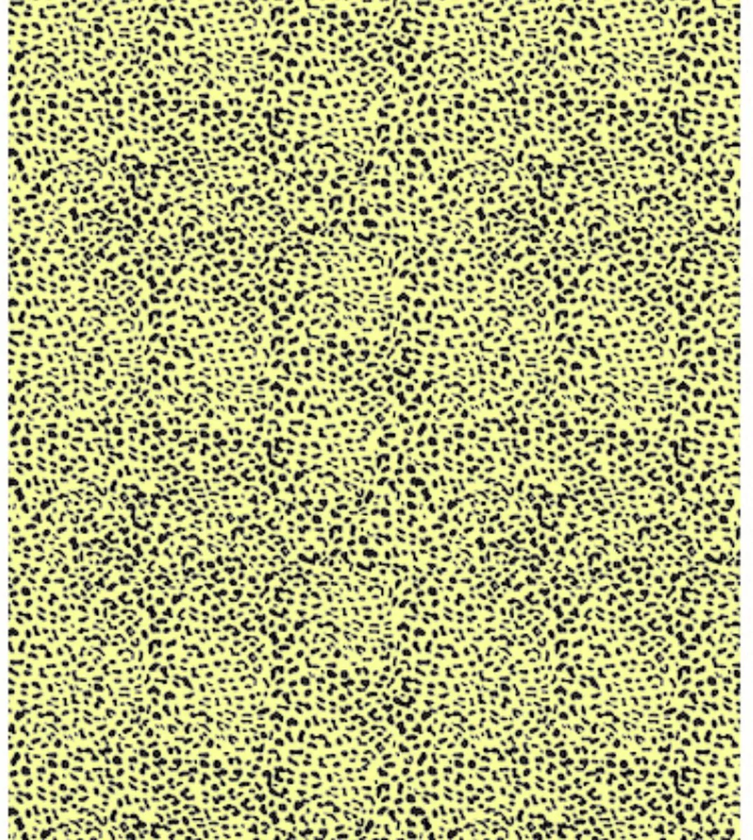 Decopatch Papier Luipaardprint Geel FLUO - A3 - 2 Kleuren
