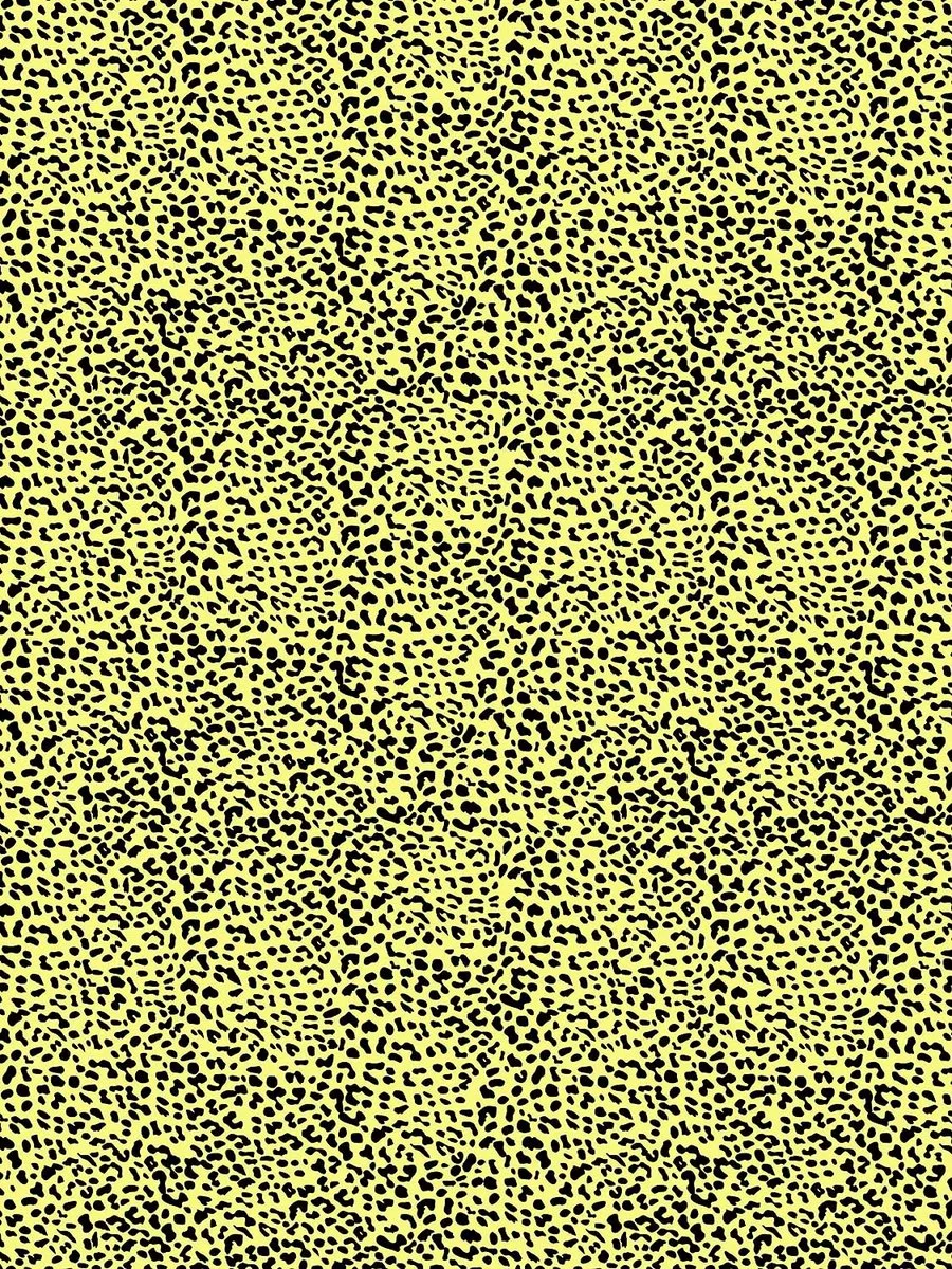 Decopatch Papier Luipaardprint Geel FLUO