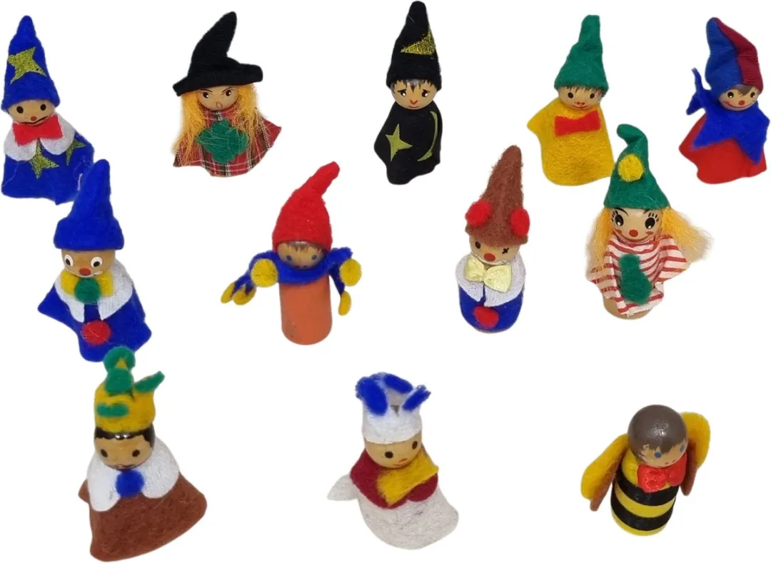 Charl's Toys Gelukspoppetjes Theater - 12 Stuks - Multi