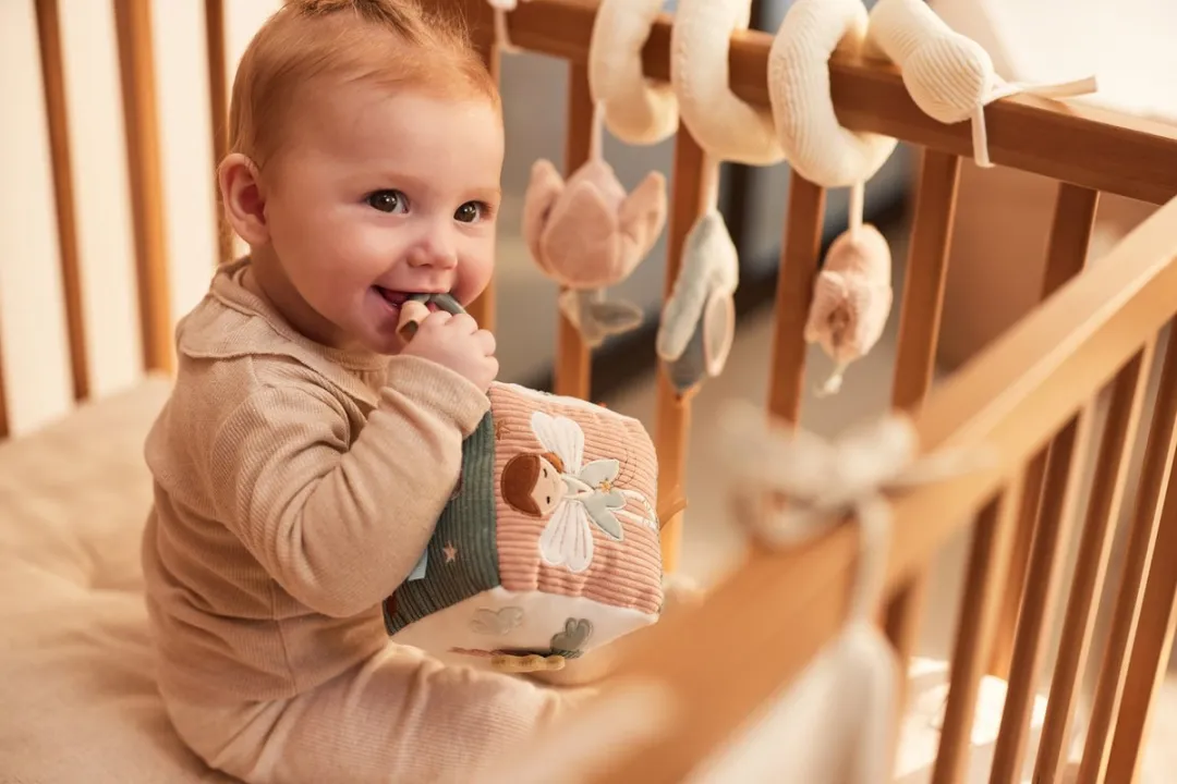 Jollein Baby Activiteitenkubus Lovely Birds - Sensorisch Speelgoed