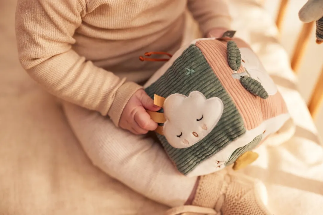 Jollein Baby Activiteitenkubus Lovely Birds - Sensorisch Speelgoed