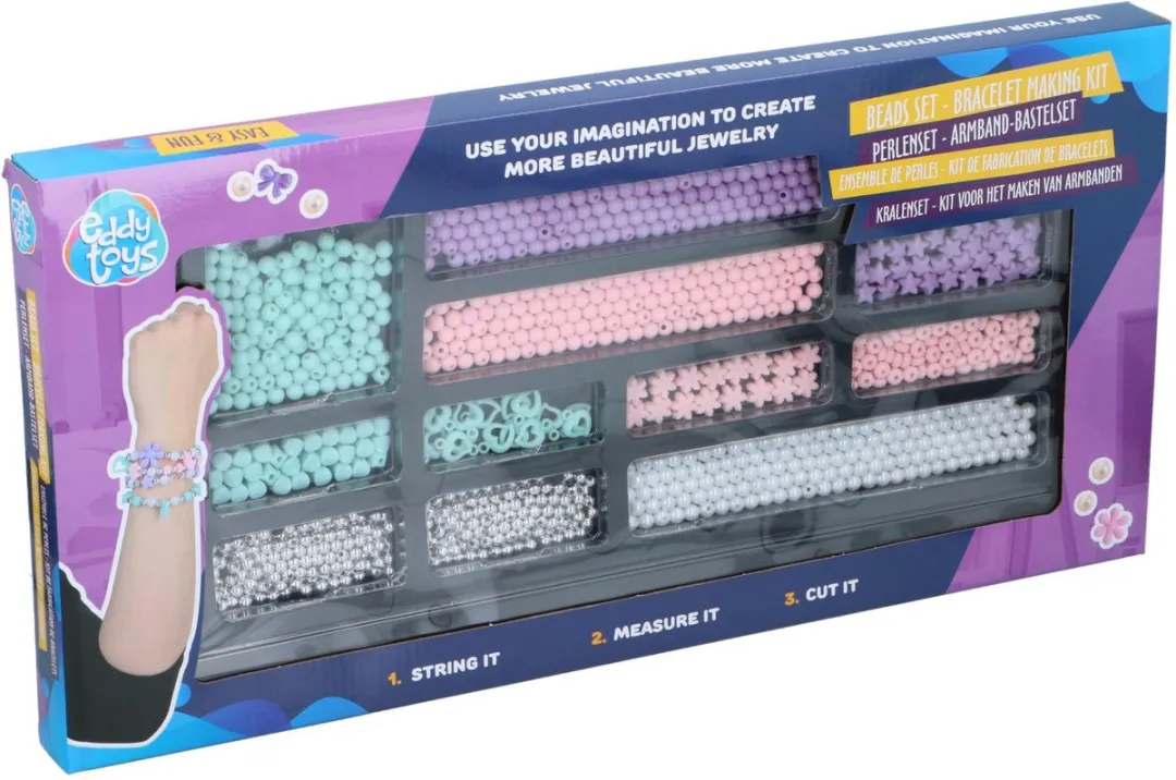 Eddy Toys Armband Maakset - 10.000 Stuks Meerkleurig