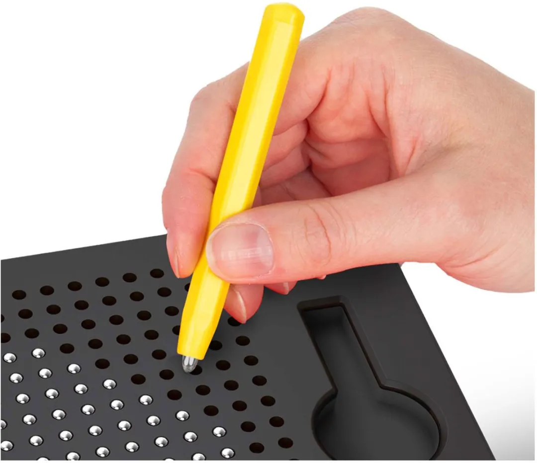 Toi-Toys Magnetisch Tekenbord Stalen Balletjes - Multi kleuren
