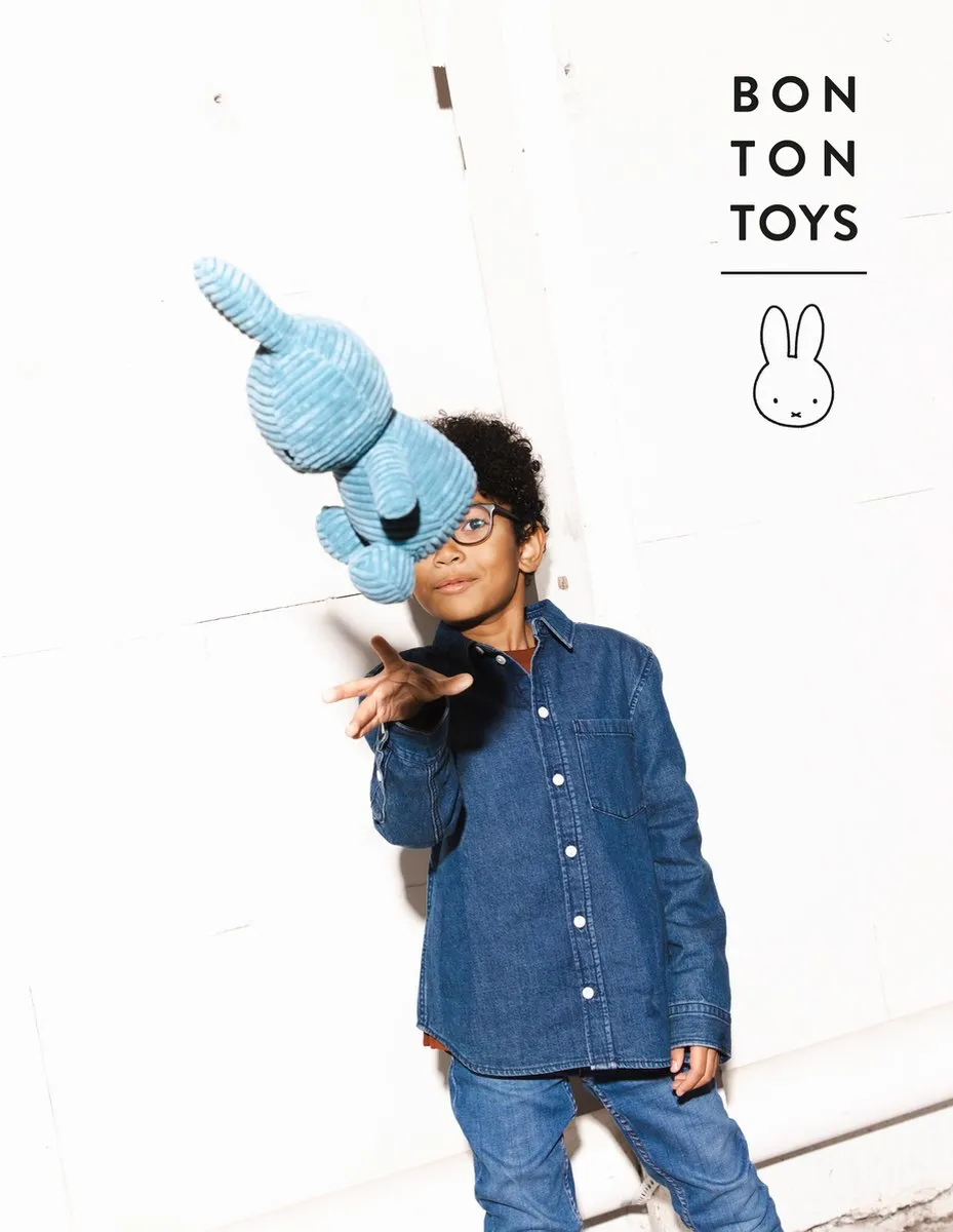 Bon Ton Toys Nijntje Corduroy Aviator - 23 cm - Blauw