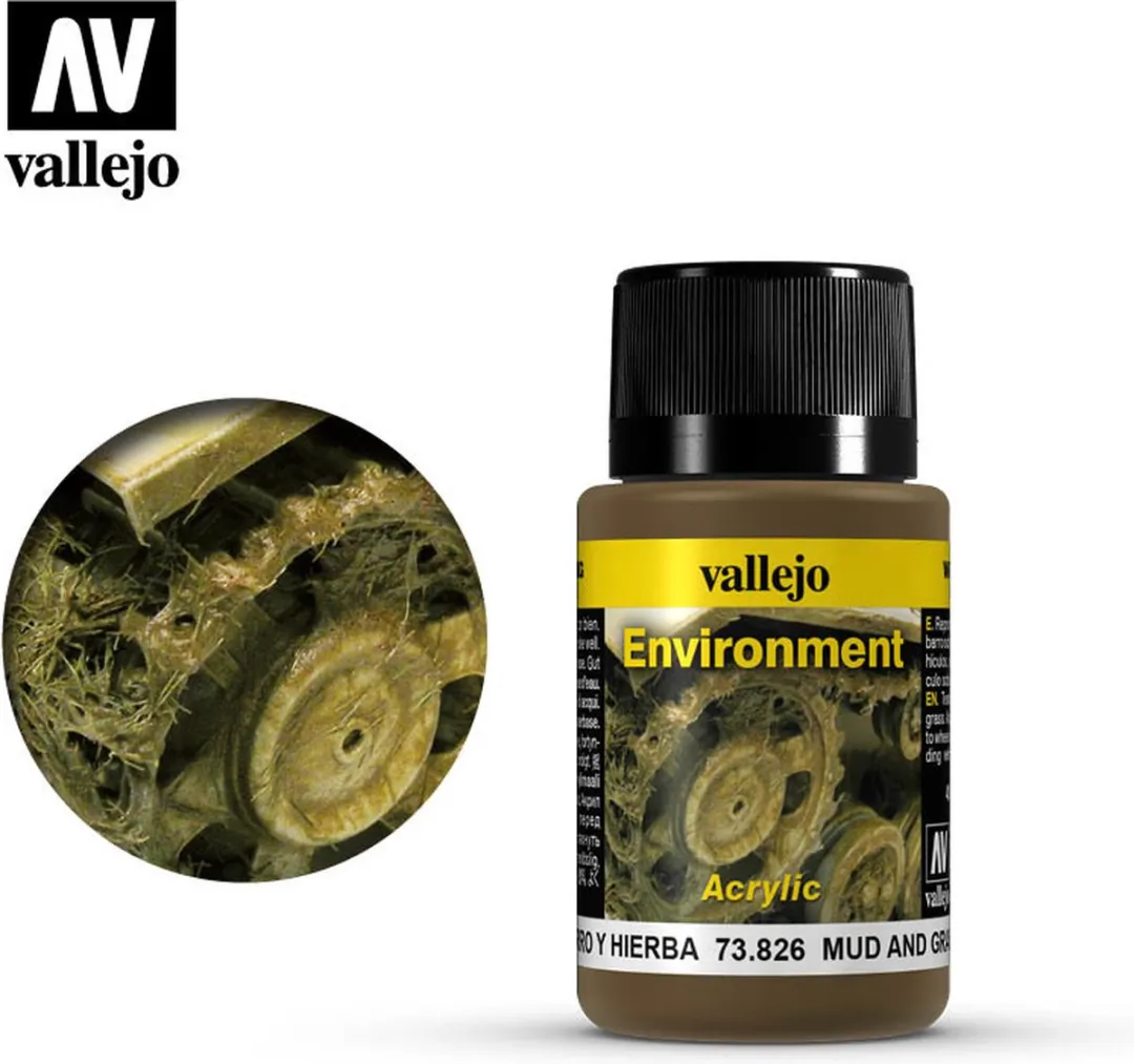Vallejo Mud and Grass Effect 73826 Modelbouwdecoratie - 40ml
