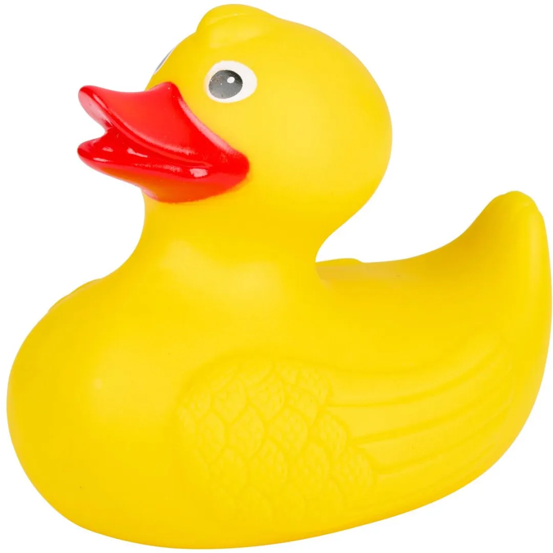 Eddy Toys Gele Badeend 12cm