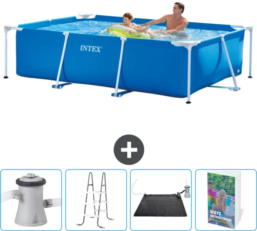 Intex Frame Zwembad 260x160x65cm Blauw