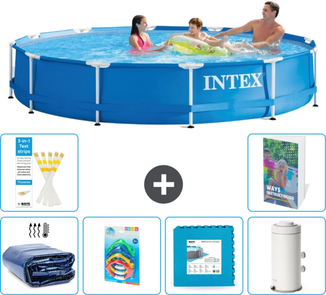 Intex 28210NP Rond Frame Zwembad 366x76cm