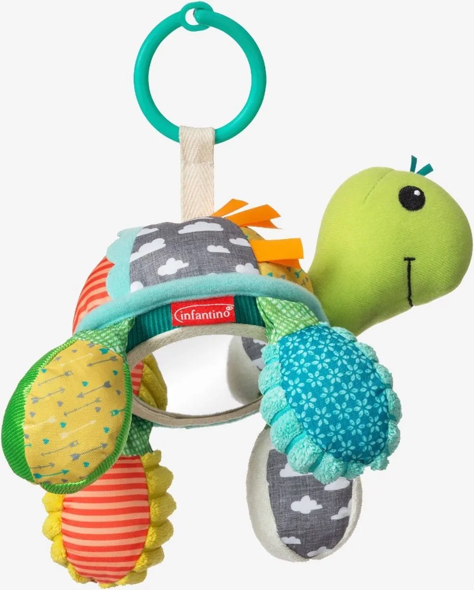 Infantino Go Gaga Mirror Pal Turtle Spiegel - Multicolour - afbeelding 6 van 6