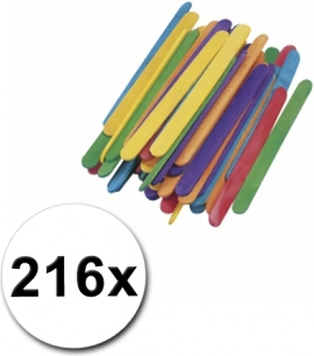 Rayher IJsstokjes Multi - 216 Stuks