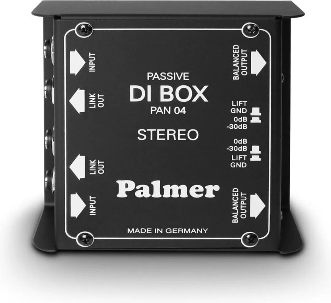 Palmer PAN 04 Stereo DI Box passief  - DI boxen