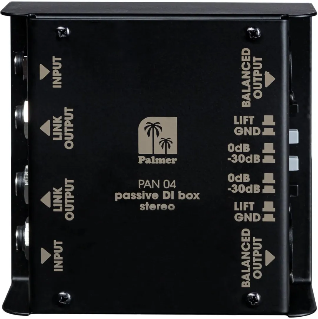 Palmer PAN 04 Stereo DI Box passief  - DI boxen