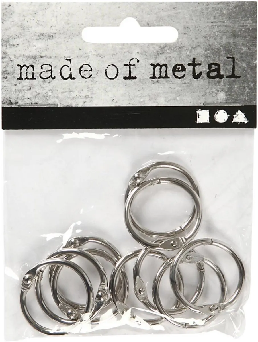Creativ Company Boekbindersring 19mm - 10 Stuks